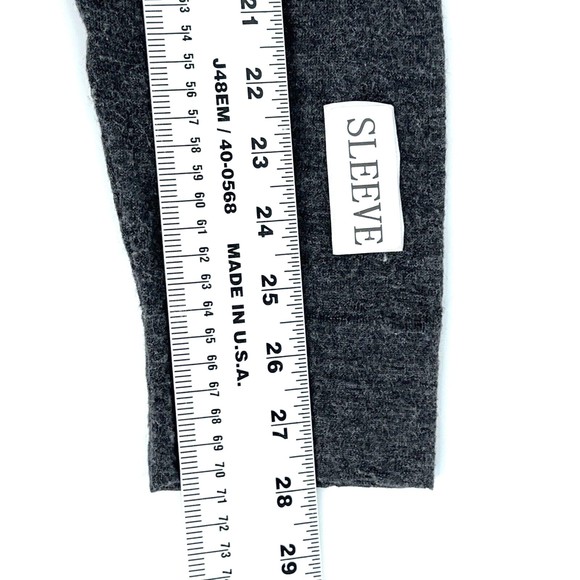 Vince Men's Dark Gray 100% Wool Long Sleeve Henley Shirt Light Pullover Top XL - Picture 8 of 9